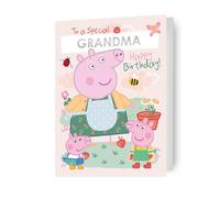 Danilo Promotions LTD Peppa Pig, Grandma, tarjeta de cumpleaños