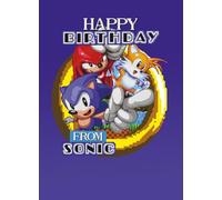 Danilo Promotions LTD Sonic the Hedgehog, genérica, tarjeta de cumpleaños