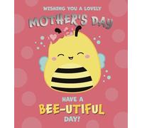 Danilo Promotions LTD Squishmallows Bee-Utiful - Tarjeta de felicitación para el día de la madre