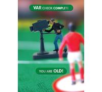 Danilo Promotions LTD Subbuteo - Tarjeta de cumpleaños de fútbol con texto en inglés VAR CHECK para él