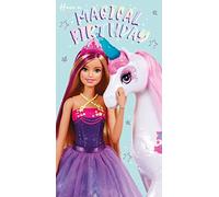Danilo Promotions LTD Tarjeta de cumpleaños Barbie, tarjeta de felicitación oficial de Barbie, tarjeta de felicitación de cumpleaños