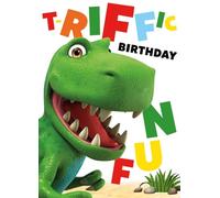 Danilo Promotions LTD Tarjeta de cumpleaños con diseño de dinosaurio