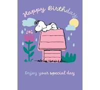 Danilo Promotions LTD Tarjeta de cumpleaños de Peanuts SNOOPY Disfruta de tu día especial