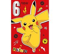 Danilo Promotions LTD Tarjeta de cumpleaños de Pokémon, 6 hoy