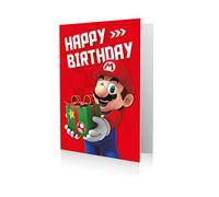 Danilo Promotions LTD Tarjeta de cumpleaños de Super Mario, feliz cumpleaños