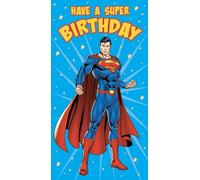 Danilo Promotions LTD Tarjeta de cumpleaños de superhéroe de Warner Bros