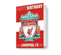 Danilo Promotions LTD Tarjeta de cumpleaños del Liverpool FC Football con efecto 3D, lenticular una fantástica tarjeta para todas las ocasiones