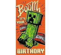 Danilo Promotions LTD Tarjeta de cumpleaños General de Minecraft