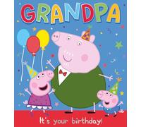Danilo Promotions LTD Tarjeta de cumpleaños para abuelo de Peppa Pig