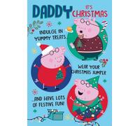 Danilo Promotions Ltd Tarjeta de Navidad oficial de Peppa Pig para papá