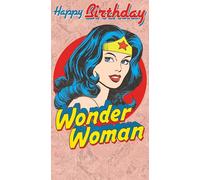 Danilo Promotions LTD WB - Tarjeta de cumpleaños para mujer maravilla