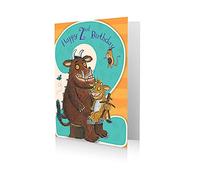 Danilo Promotions - Tarjeta de cumpleaños de 2 años, tarjeta de cumpleaños de Gruffalo de 2 años, tarjeta de segundo cumpleaños, tarjeta de feliz segundo cumpleaños, multicolor, 7 x 5 pulgadas