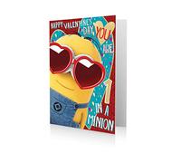 Danilo Promotions - Tarjeta de felicitación para el día de San Valentín, diseño de Minion