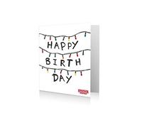 Danilo Promotions Tarjeta de feliz cumpleaños, tarjeta de cumpleaños Stranger Things, tarjeta de cumpleaños Stranger Things, tarjeta de feliz cumpleaños, multi, 7 x 6 pulgadas