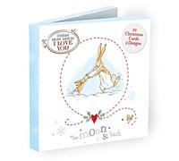 Danilo Promotions Tarjetas de Navidad oficiales Guess How Much I Love Box, 10 tarjetas/2 diseños