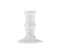 Danilovo - Candelabro de cerámica hecho a mano de forma puntiaguda estable, candelabro de vela estrecho, decoración de salón de Danilovo (blanco clásico, 1)