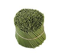 Danilovo Ritual - Velas de cera de abeja (verde) - Velas ortodoxas para oración o decoración de mesa de boda, no tóxicas - antigoteo N120, altura: 16 cm, diámetro: 5,4 mm (200 unidades, 667 g)