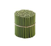 Danilovo Ritual - Velas de cera de abeja (verde) - Velas ortodoxas para oración o decoración de mesa de boda, no tóxicas - Sin goteo, N140, altura: 16 cm, diámetro: 5 mm (50 unidades, 143 g)