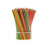 Danilovo Velas de cera de abeja (multicolor) - Velas ortodoxas para oración rituales, de decoración de mesa, 150 unidades (3 colores, altura 16,5 cm)