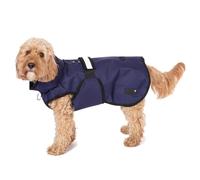 Danish Design Abrigo 3 en 1 para Perro, Color Azul Marino, 49 cm, Impermeable, Impermeable y Reflectante para Perros