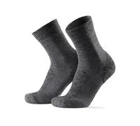 DANISH ENDURANCE Calcetines Antiampollas Senderismo de Lana Merino Ligeros, Gris oscuro, 39-42