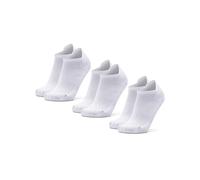 DANISH ENDURANCE Calcetines Cortos de Running, Calcetines Deportivos Antiampollas, Hombres y Mujeres, 3 o 5 Pares, 3 x Blanco, 39-42