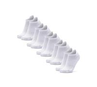 DANISH ENDURANCE Calcetines Cortos de Running, Calcetines Deportivos Antiampollas para el Verano, 3 o 5 Pares, Blanco, 39-42