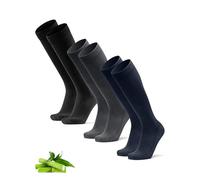 DANISH ENDURANCE Calcetines de Bambú de Diario Unisex, Casual y Ejecutivo, Suaves y Transpirables, 3 Pack