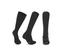 DANISH ENDURANCE Calcetines de Compresión Mujer y Hombre, 1 o 2 Pack, Negro Sólido, 39-42