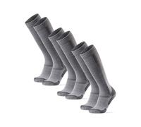 DANISH ENDURANCE Calcetines de Lana Merino Hasta la Rodilla Unisex, 1 o 3 Pack, Gris Claro, 35-38
