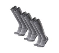 DANISH ENDURANCE Calcetines de Lana Merino Hasta la Rodilla Unisex, 1 o 3 Pack, Gris Claro, 39-42