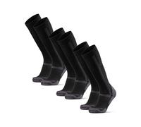 DANISH ENDURANCE Calcetines de Lana Merino Hasta la Rodilla Unisex, 1 o 3 Pack, Negro, 39-42