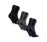 DANISH ENDURANCE Calcetines Lana Merino Clásicos Unisex, 3 o 5 Pack, Multicolor (1x Negro, 1x Gris, 1x Azul Marino Oscuro), 43-47