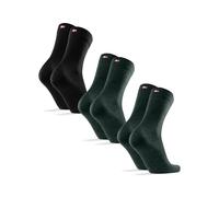 DANISH ENDURANCE Calcetines Lana Merino Clásicos Unisex, 3 o 5 Pack, Multicolor (1xSchwarz, 2xDunkelgrün), 39-42