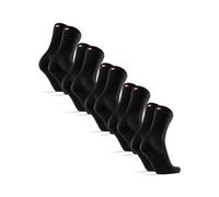 DANISH ENDURANCE Calcetines Lana Merino Clásicos Unisex, 3 o 5 Pack, Negro, 39-42