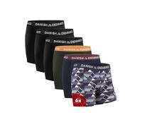 DANISH ENDURANCE Calzoncillos Hombre Boxer Algodon Premium, Pack de 6, Multicolore, XL