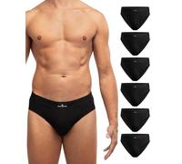 DANISH ENDURANCE Calzoncillos Hombre Slip, 3 y 6 Pack Negro 2XL