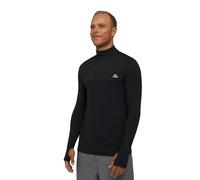 DANISH ENDURANCE Camiseta Deportiva de Manga Larga para Hombre, Suave y Ligera, Transpirable, Elástica, Negro, L