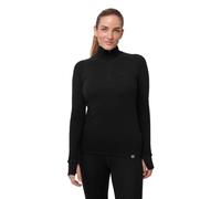 DANISH ENDURANCE Camiseta Merino Media Cremallera Mujer Negro L