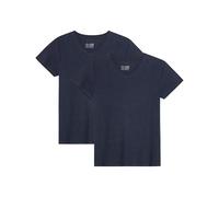 DANISH ENDURANCE Camiseta Mujer, 2 Pack Dark Azul Marino L
