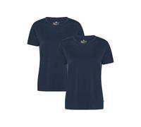DANISH ENDURANCE Camiseta Mujer Lana Merino, 2 Pack Dark Azul Marino M