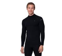 DANISH ENDURANCE Camiseta Térmica de Lana Merino para el Frío Extremo para Hombre, Negro, L