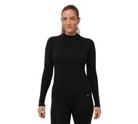 DANISH ENDURANCE Camiseta Térmica de Lana Merino para Mujer, Capa Base para el Frío Extremo, Negro, XL