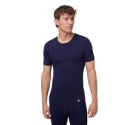DANISH ENDURANCE Camiseta Termica Hombre Manga Corta en Lana Merino, Azul Marino Oscuro, XXXL