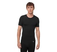 DANISH ENDURANCE Camiseta Termica Hombre Manga Corta en Lana Merino, Negro, XXXL