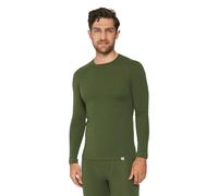 DANISH ENDURANCE Camiseta Térmica Hombre Manga Larga, Camiseta Lana Merino Hombre, con o Sin Cremallera