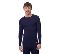 DANISH ENDURANCE Camiseta Térmica Lana Merino Hombre, Azul Marino Oscuro, XXL
