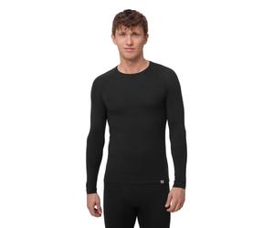 DANISH ENDURANCE Camiseta Térmica Lana Merino Hombre, Negro, XL
