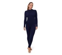 DANISH ENDURANCE Capa Base de Lana Merino para el Frío Extremo para Mujer, Azul Marino Oscuro, XL