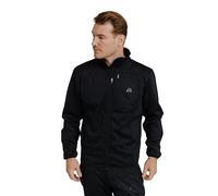 DANISH ENDURANCE Chaqueta Softshell Para Hombre, Forro Polar, Cortavientos, Repelente al Agua, Aislante, Negro, XXL